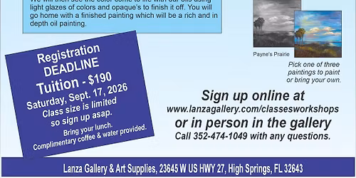 Paint Like the Masters Oil Painting Workshop