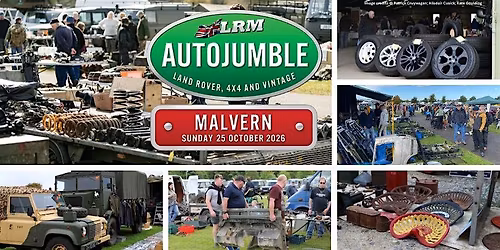 Land Rover, 4x4 and Vintage Autojumble Malvern 25 October 2026 - Trade