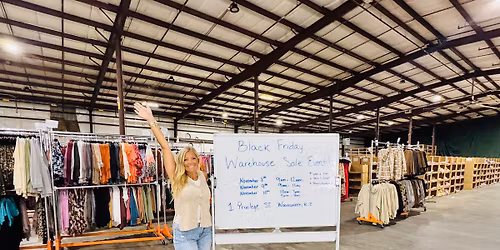 BLACK FRIDAY WAREHOUSE SALE