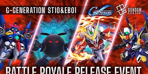 GUNDAM CARD GAME Starter Deck + Extra Booster Battle Royale Event