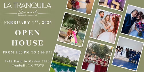 La Tranquila Ranch Open House: Weddings, Quincea\u00f1eras & Sweet 16