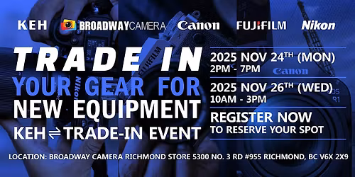 KEH: Trade-In Event (November 24th and November 26th)