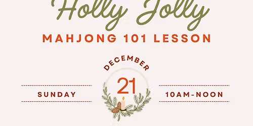 Mahjong 101 Lesson
