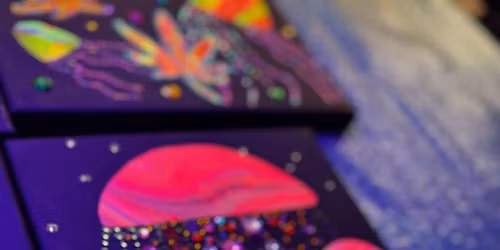 Part 2 Optional Class-Paint Poured Bejeweled Jellies 11\/17 $50