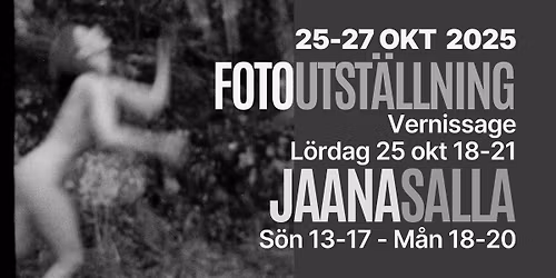 Fotoutst\u00e4llning: Jaana Salla p\u00e5 Galleri Hornsgatan 96