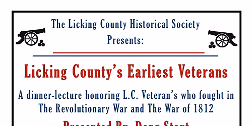 "Licking County's Earliest Veterans" Dinner-Lecture