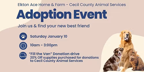 Adoption Event at Elkton Ace