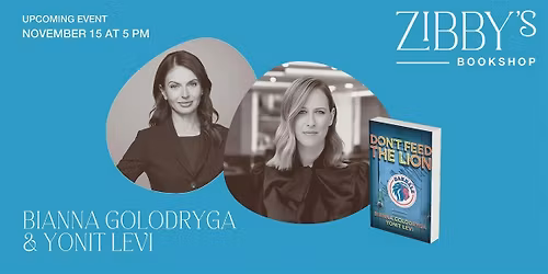 Author Event! Bianna Golodryga & Yonit Levi