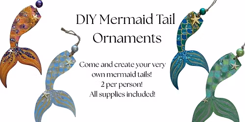 DIY Mermaid Ornament Tails with Jessie