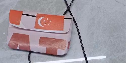 Upcycled PVC Banner Sling Bag