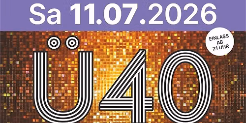 \u00dc40 - DIE Party im Speicher9 Ravensburg \/ DJ OLI.E \/ ab 21h