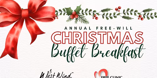 Annual Free-Will Christmas Breakfast to support the Free Clinic of Pierce & St. Croix Counties