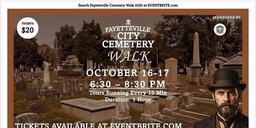 Fayetteville Cemetery Walk