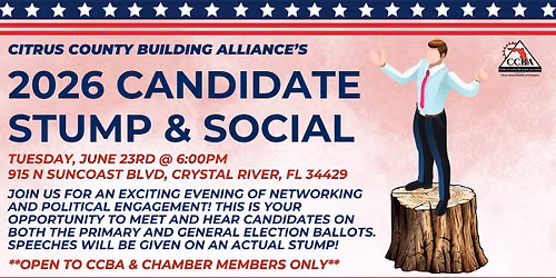 2026 CCBA Candidate Stump & Social