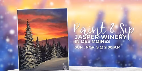 Paint & Sip at Jasper Winery!