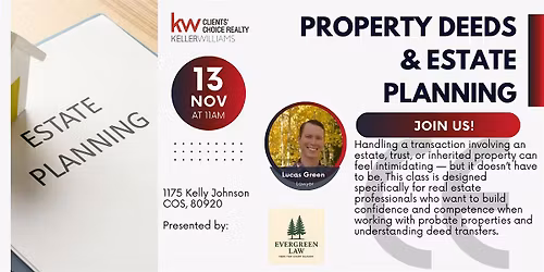 Property Deeds and Estate planning