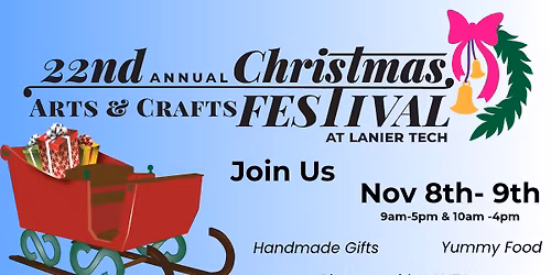 22nd Annual Christmas Arts & Crafts Festival at Lanier Tech