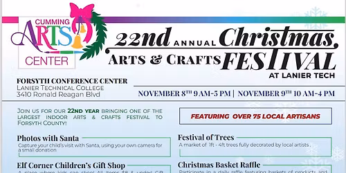 22nd Annual Christmas Arts & Crafts Festival at Lanier Tech