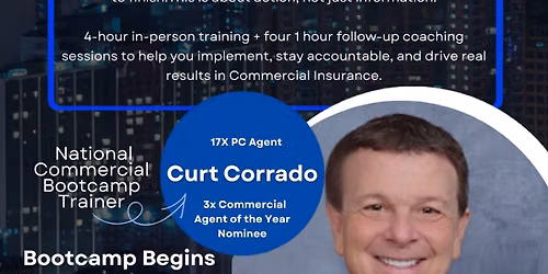 Central IL Commercial Sales Bootcamp hosted by Curt Corrado