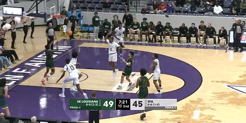 Stephen F Austin Lumberjacks at Southeastern Louisiana Lions Mens Basketball at University Center SELU