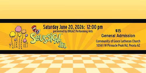 Suessical Jr (Saturday 12;00pm)