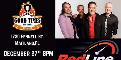 Red Line returns to rock Good Times on December 27th!