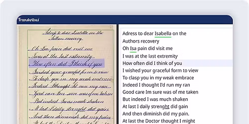 Transkribus showcase: University of Glasgow