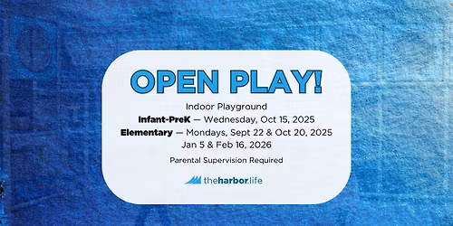 Open Play at our Indoor Playground