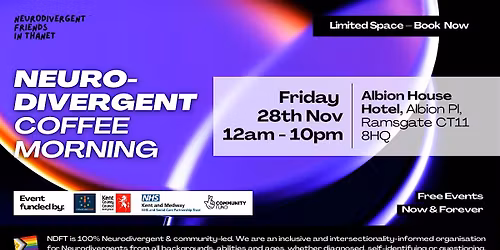 November Coffee Morning - Neurodivergent Friends in Thanet