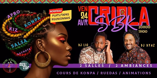 CRIOLA SBK 7 **Edition Gourmande : Repas et Tapas R\u00e9unionnais!**