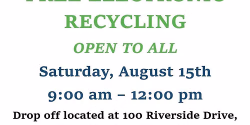 Free Electronics Recycling Event