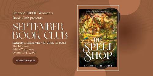 Orlando BIPOC Women's Book Club - September 2026 Book Club