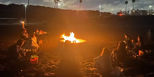 Supermoon Beach Bonfire
