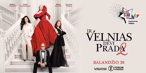  LNK Kino Startas: Ir velnias d\u0117vi Prada 2