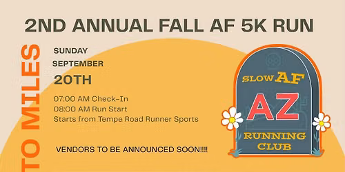 2nd Annual Fall AF 5K Fun Run - Fall Into Miles