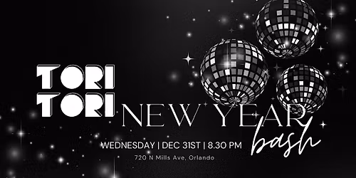 TORI TORI NYE BASH 2026