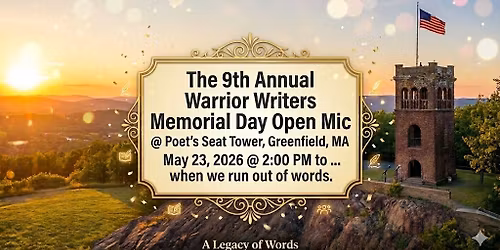 9th Annual Warrior Writers Memorial Day Open Mic