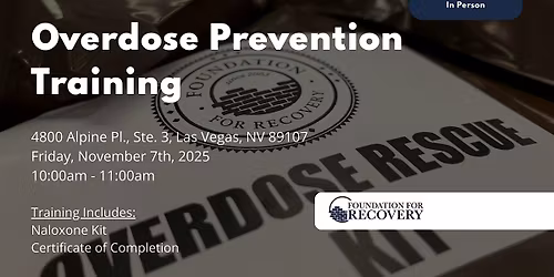 Overdose Prevention Training