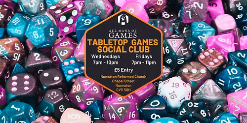 Friday Tabletop Games Social Night