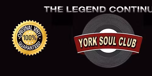 YORK SOUL CLUB Annual Christmas Cracker 
