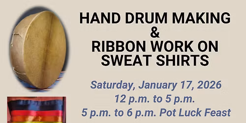 Hand Drum & Ribbon Sweatshirt Making