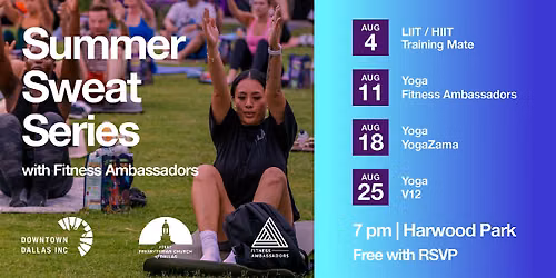 Summer Sweat Series with Downtown Dallas Inc.