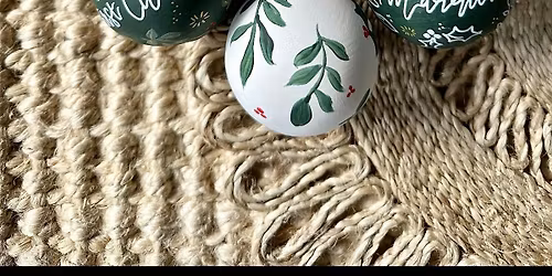 Ceramic Baubles Painting Workshop at Chyan