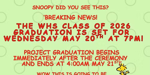WHS Project Graduation 2026