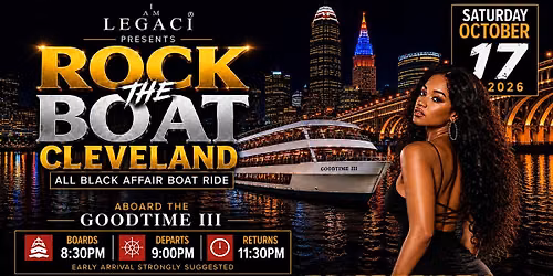 ROCK THE BOAT CLEVELAND | All Black Affair Boat Ride