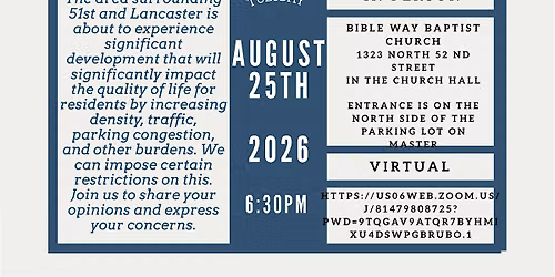 Cathedral Park Community Meeting