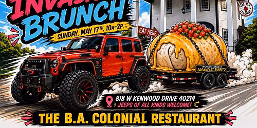 JEEP INVASION SUNDAY BRUNCH AT THE B.A. COLONIAL