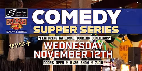 Comedy Supper Series - Spindale, NC