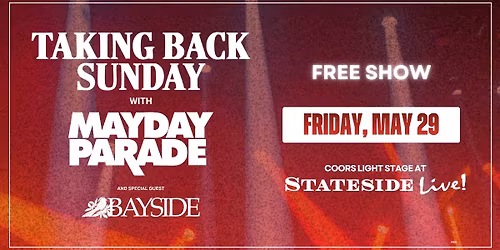 Taking Back Sunday with Mayday Parade\t\t\t\t\t