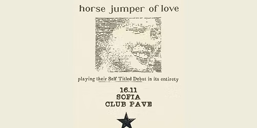 Horse Jumper of Love (USA) live at Club Pave